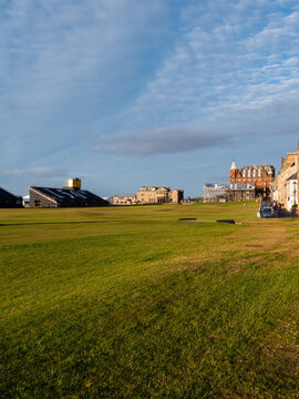 St Andrews Old Course On A Beautiful Sunny Day