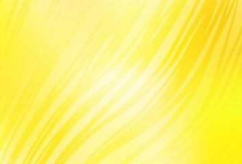 Light Yellow vector blurred and colored pattern.