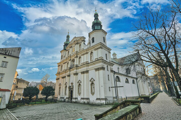 Fototapeta na wymiar Cathedral in Krakow of Poland