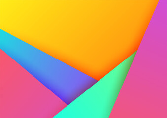 Colorful abstract background with geometric shapes