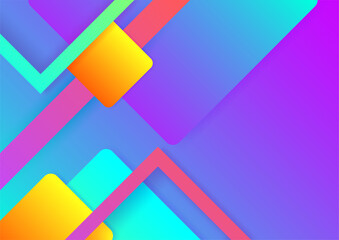 Colorful abstract background with geometric shapes