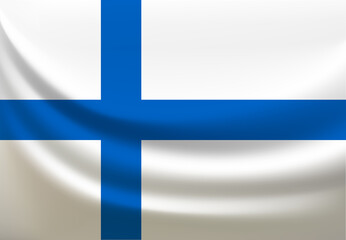 Obraz premium Finland flag