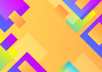 Obraz premium Abstract background with geometric shapes and dynamic effect. Modern pattern. Vector illustration for design.