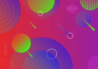Abstract background with geometric shapes and dynamic effect. Modern pattern. Vector illustration for design.