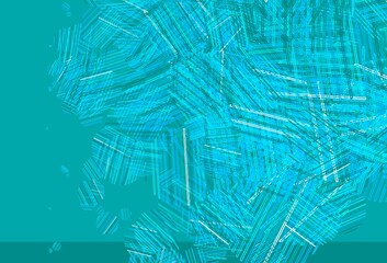 Light BLUE vector background with spots.