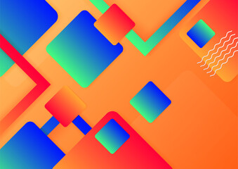 Abstract background with geometric shapes and dynamic effect. Modern pattern. Vector illustration for design.