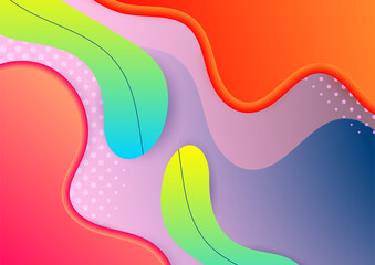 Colorful abstract background with geometric shapes