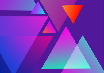 Colorful abstract background with geometric shapes