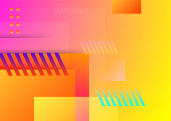 Colorful abstract background with geometric shapes