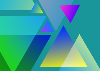 Colorful abstract background with geometric shapes