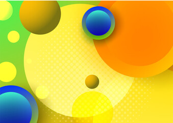 Colorful abstract background with geometric shapes
