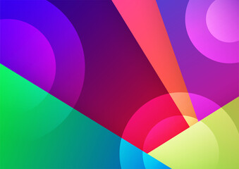 Colorful abstract background for business presentation design template
