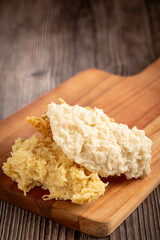 Coconut candy, known in Brazil as cocada.