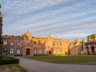  St Salvator's Quad at the University of St Andrews in Scotland