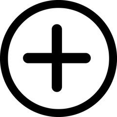  Plus icon vector icon illustration on white background..eps