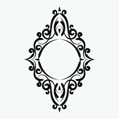 Vector logo design template - abstract symbol in ornamental arabic style - emblem for luxury products, hotels, boutiques, jewelry, oriental cosmetics, restaurants, shops and stores