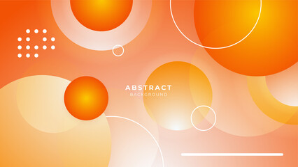 Abstract colorful orange background