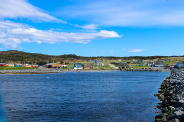 The pier of rocky harbour newfoundland located within gros morne national park