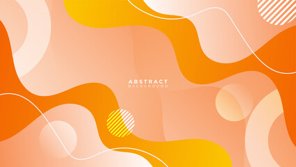 Abstract colorful orange background