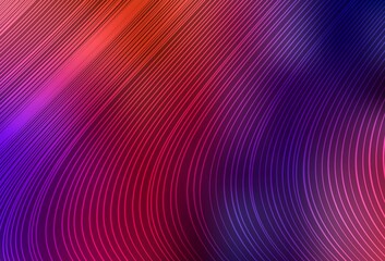 Obraz premium Dark Blue, Red vector texture with colored lines.