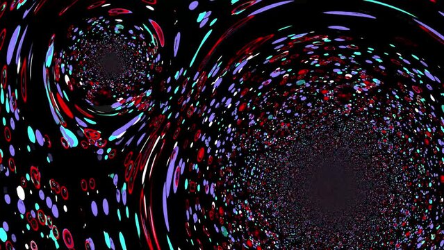 2 Infinit Circle loop with Motion Animated Bagground.first circle little but second circle big