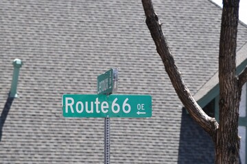 Street sign for Route 66 in Arizona