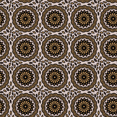 Indonesian batik pattern seamless background