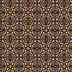 Indonesian batik pattern seamless background