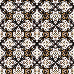 Indonesian batik pattern seamless background