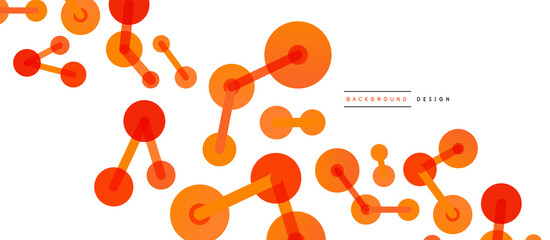 Network concept abstract background. Dots connection. Big data idea. Business template for wallpaper, banner, background or landing