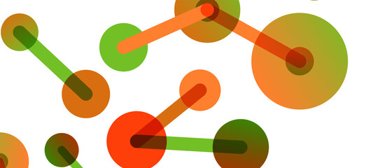 Network concept abstract background. Dots connection. Big data idea. Business template for wallpaper, banner, background or landing