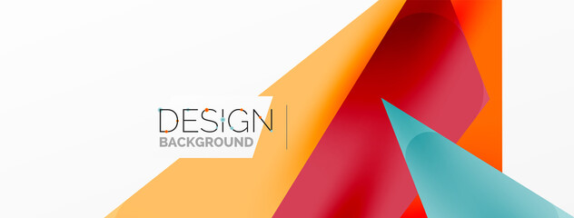 Background abstract overlapping shapes. Minimal composition vector illustration for wallpaper banner background or landing page