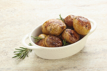 Roasted baby potato with rosemary