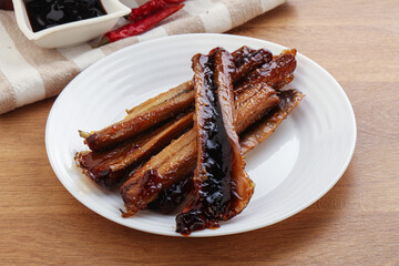 Roasted eel in unagi sause