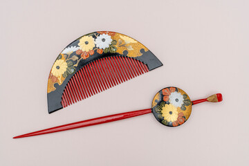 日本の伝統工芸品　かんざし
