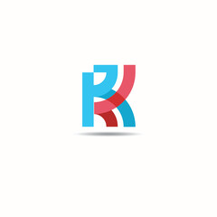 Letter RK logo	