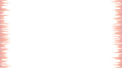 Fototapeta premium チャートのように変動するグラデーションがかかった赤い効果線 - エフェクト･背景の素材