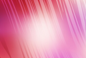 Light Pink vector blurred and colored pattern.