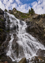 Waterfall in the early summer