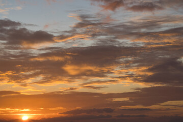 TROPICAL PHILIPPINE SUMMER SUNSET SKY 5 AT WHITE BEACH ORIENTAL MINDORO BEFORE THE WET SESON