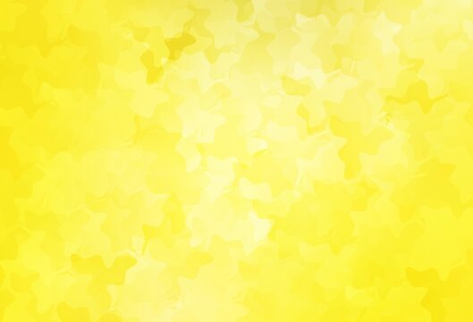 Light Yellow vector template with chaotic shapes.
