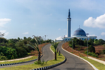 dompak mosque at tanjungpinang city