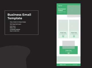 Multipurpose Business B2B E-newsletter Mailchimp email marketing template Design