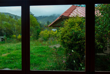 country cottage through the window 2