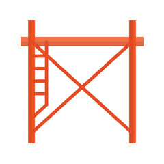 Scaffolding icon design template vector illustration