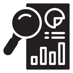 financial glyph icon