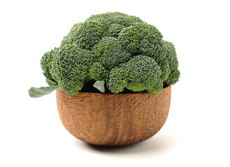 Broccoli vegetable on white background 