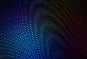 Dark BLUE vector background with straight lines.