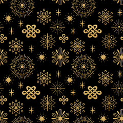 Chinese traditional oriental ornament background, pattern seamless. Japanese, Chinese elements. Asian texture for printing on packaging, textiles, paper, fabric, washi paper for scrapbooking
