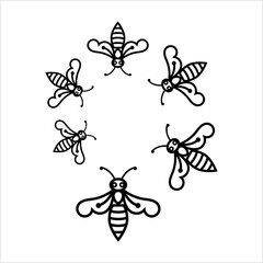 Honey Bee Icon M_2206001